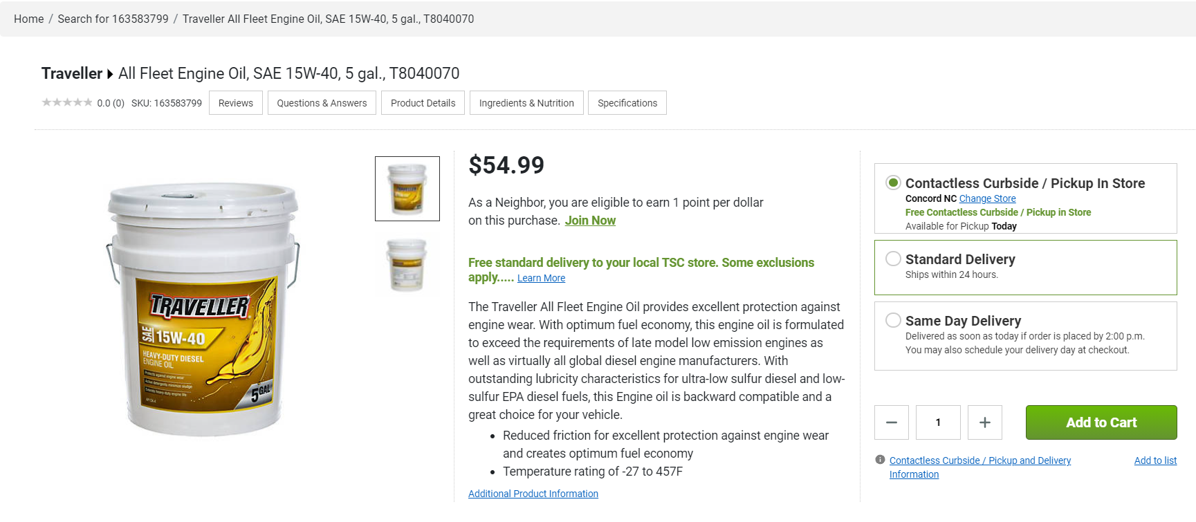 Changes To Tsc Traveller All Fleet 15w40 Diesel Oil Ford Truck Enthusiasts Forums