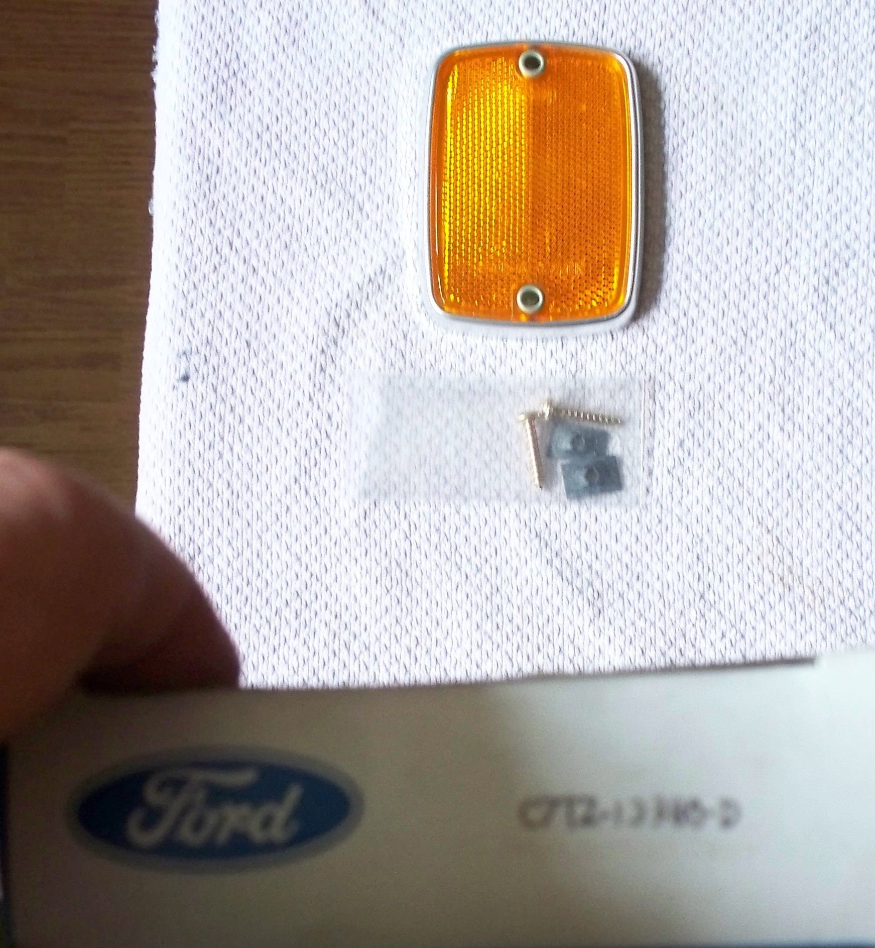 Miscellaneous - NOS OEM Ford 1967 1968 1969 Truck F100 + Econoline Van Fender Reflector Amber - New - All Years  All Models - Robbins, NC 27325, United States