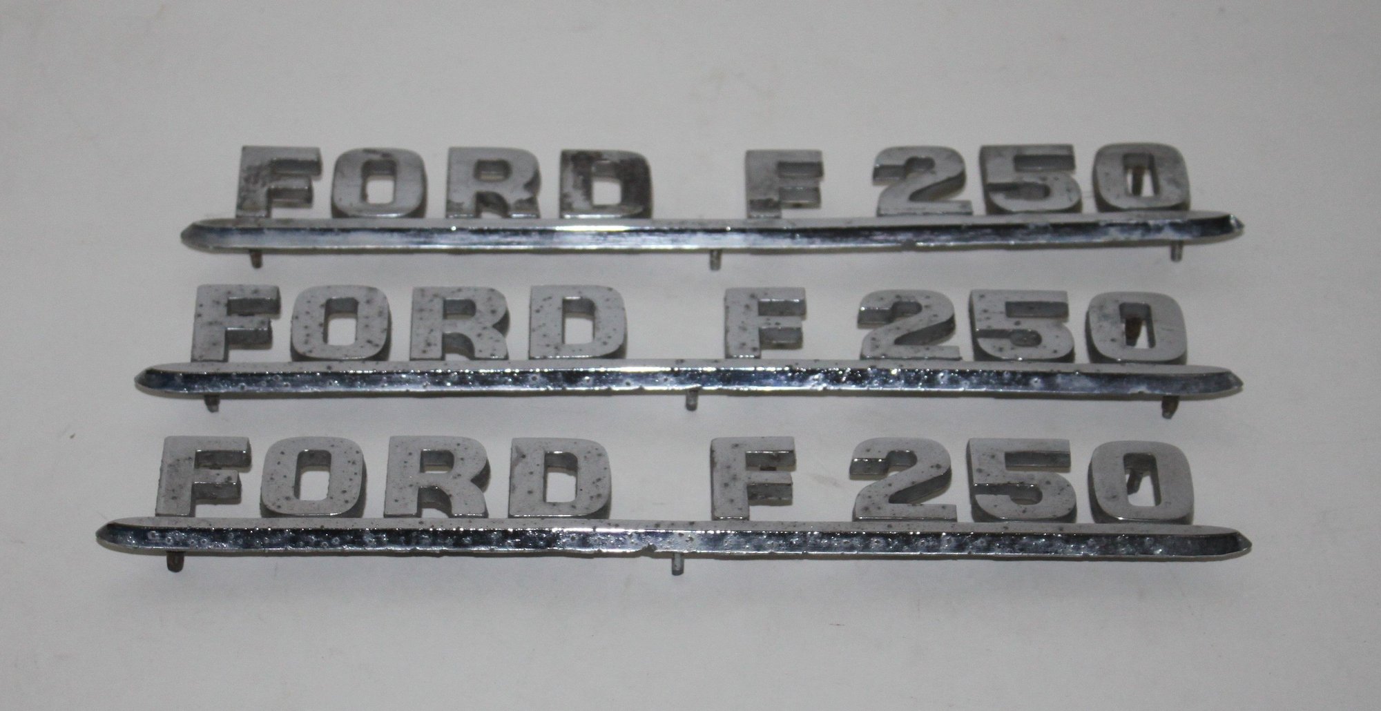 Exterior Body Parts - 3 1953/54 F250 Side Hood Emblems - Used - 1953 to 1954 Ford F-250 - Lonsdale, MN 55046, United States