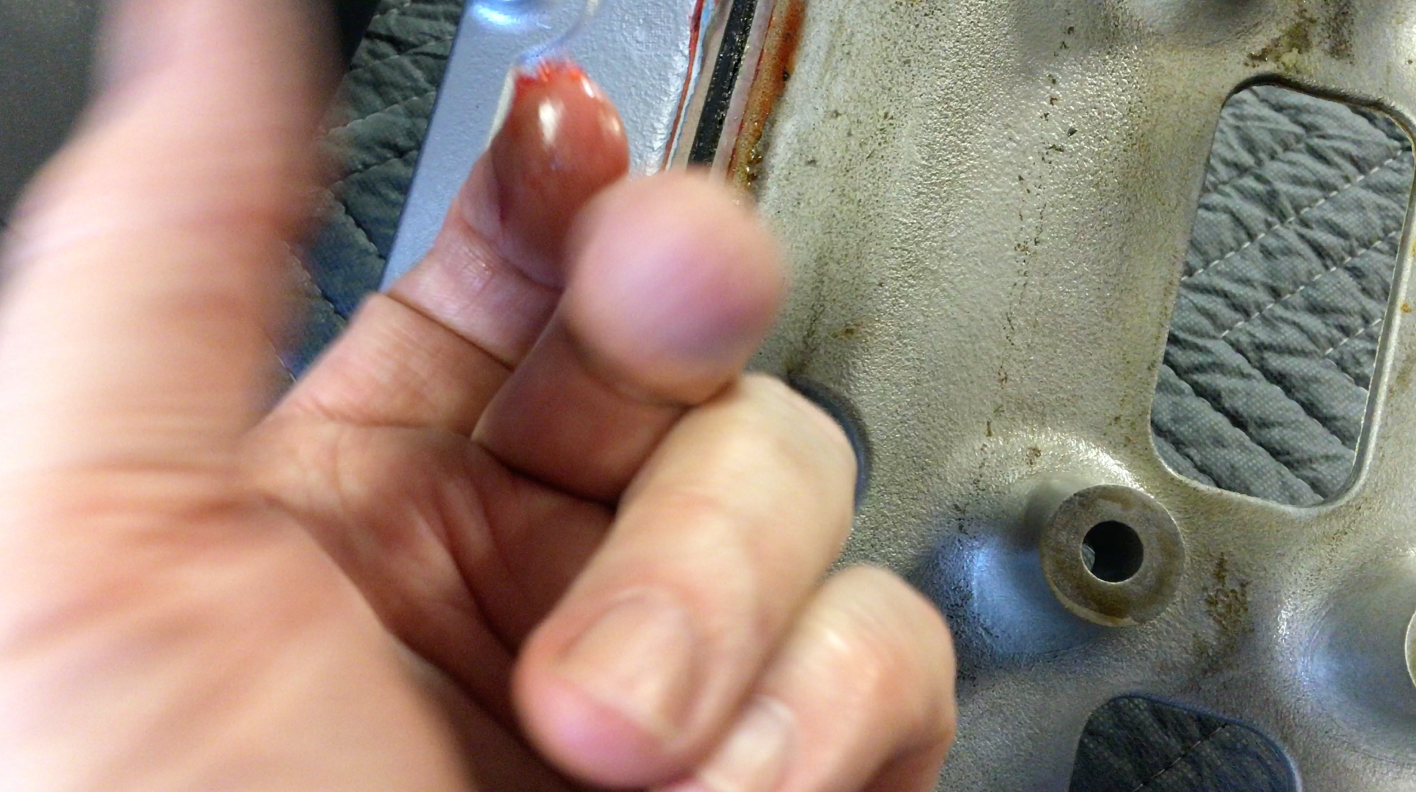 Oil pan rust/paint coming off of inside of oil pan as well Page 4