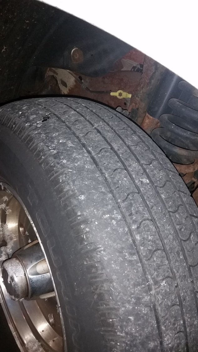 Look at pics at my tire wear Ford Truck Enthusiasts Forums