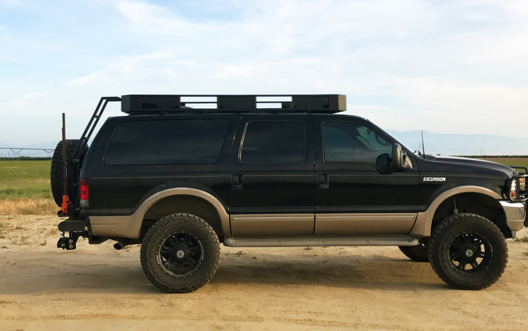 2002 Ford Excursion - 2002 Ford Excursion Diesel 4x4 /w 7.3 and great overland build offroad - Used - VIN 1FMSU43F92EB65812 - 300,000 Miles - 8 cyl - 4WD - Automatic - SUV - Black - Bakersfield, CA 93311, United States