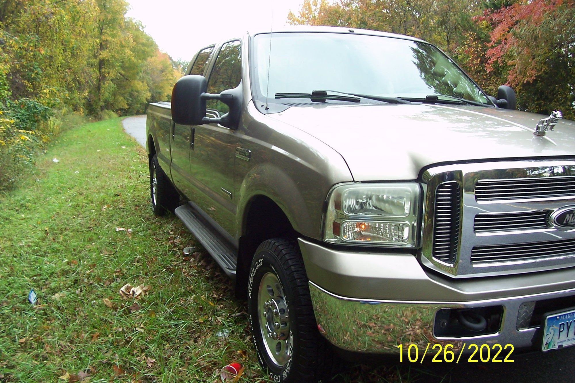 2005 Ford F-250 Super Duty - Extra Clean Low Mileage 2005 F250 SD XLT Crew Cab LB 6.0 (STUDDED) Diesel - Used - VIN 1FTSW21P95EA66152 - 74,800 Miles - 8 cyl - 4WD - Automatic - Truck - Beige - Millersville, MD 21108, United States
