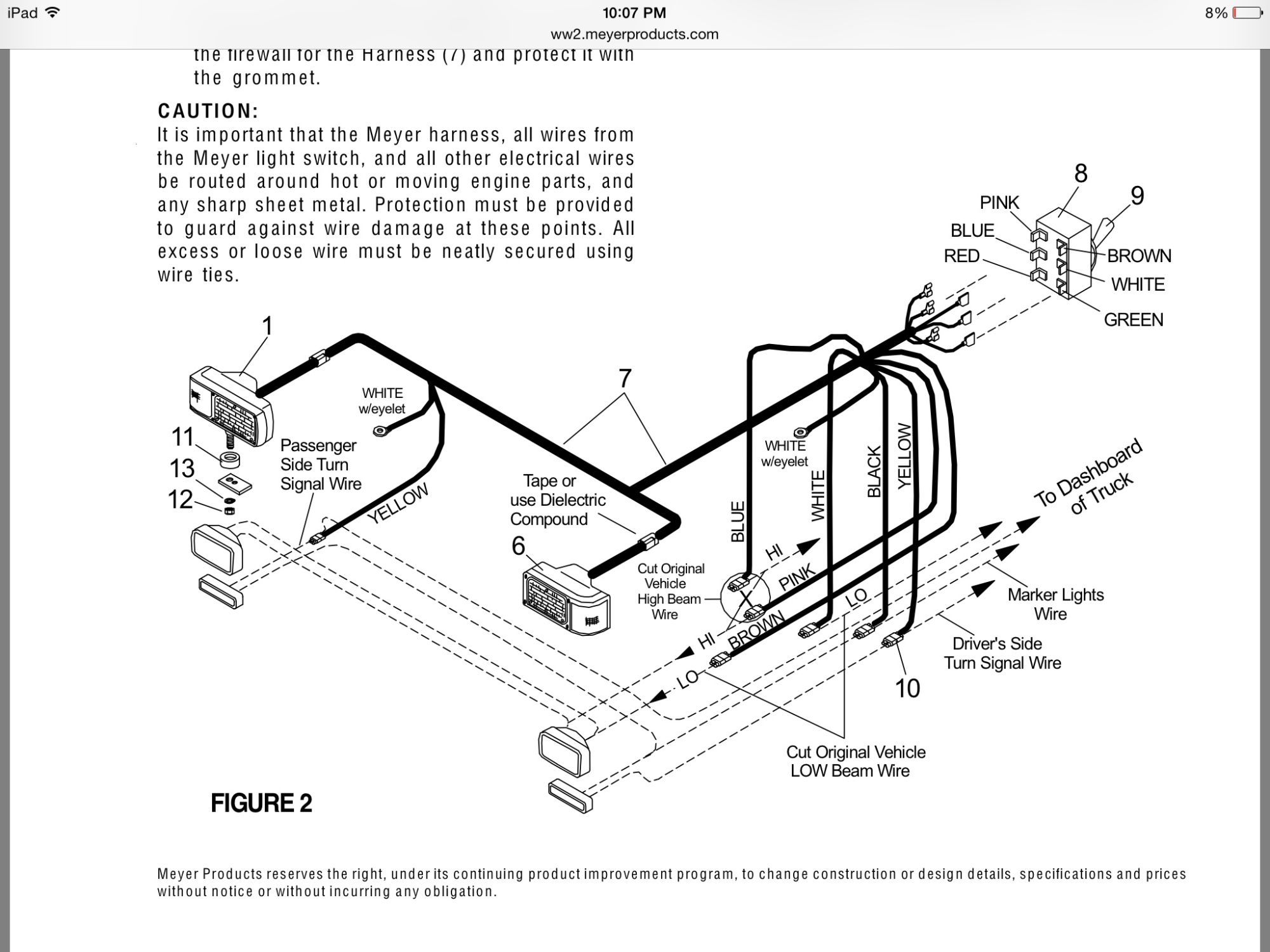 Meyer Plow Wiring Harness Diagram - Wiring Diagram Schemas