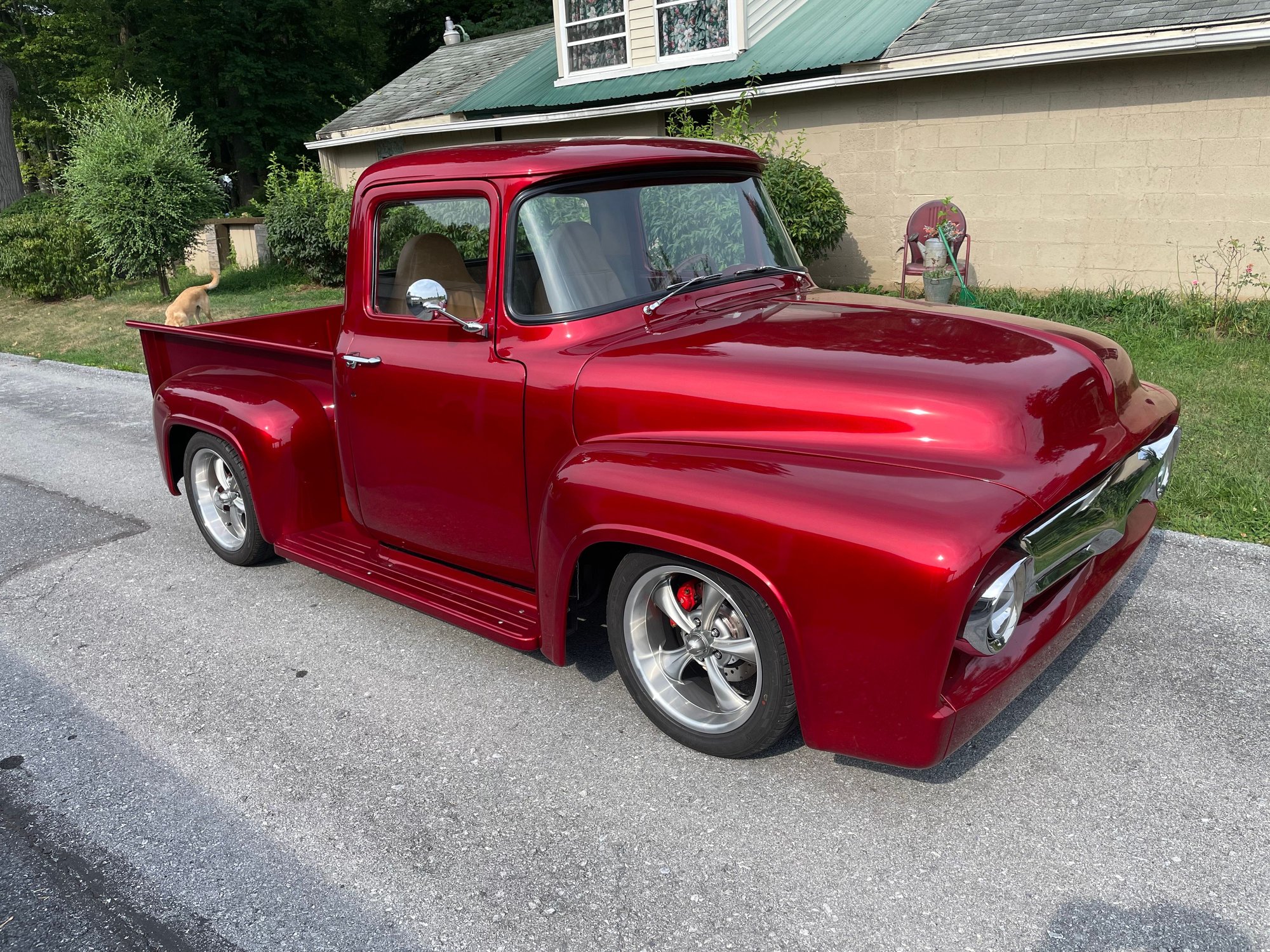 1956 Ford F-100 - 1956 F100 - Used - VIN 1ftv12846 - 1,234 Miles - 8 cyl - 2WD - Automatic - Truck - Red - Lebanon, PA PA, United States