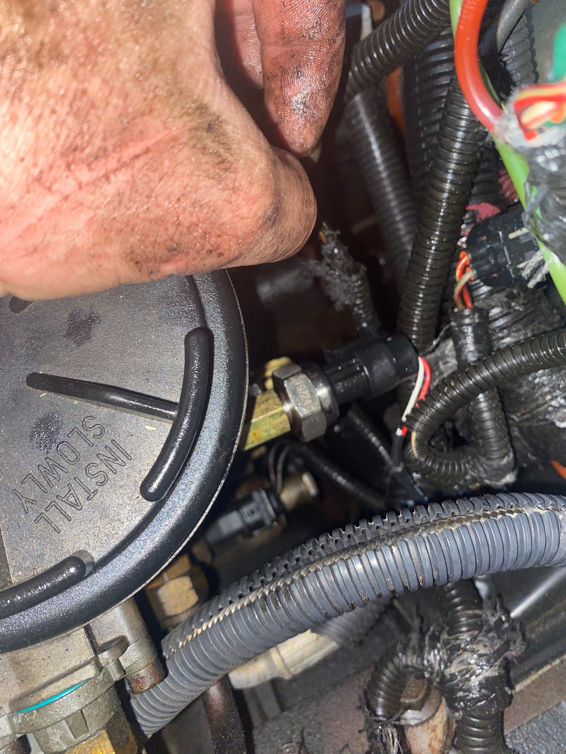 Unplugged wire under fuel filter? 2000 7.3l Ford Truck Enthusiasts Forums