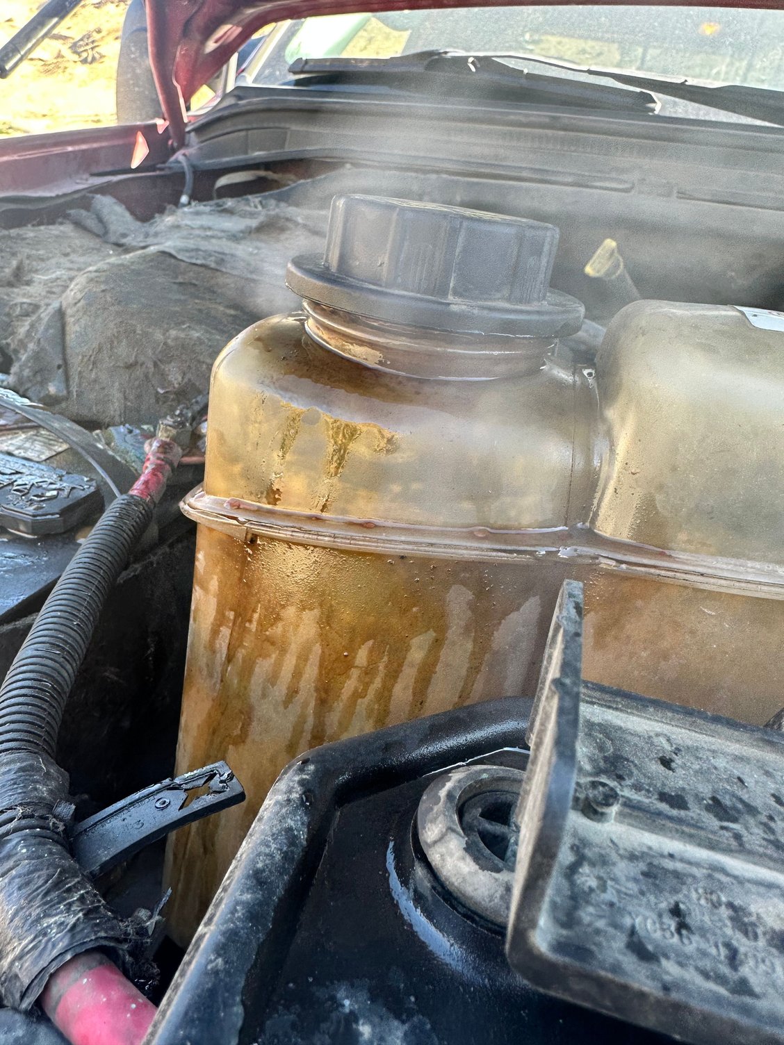 Sudden overheat, GUNK in cooling system what’s it look like to you