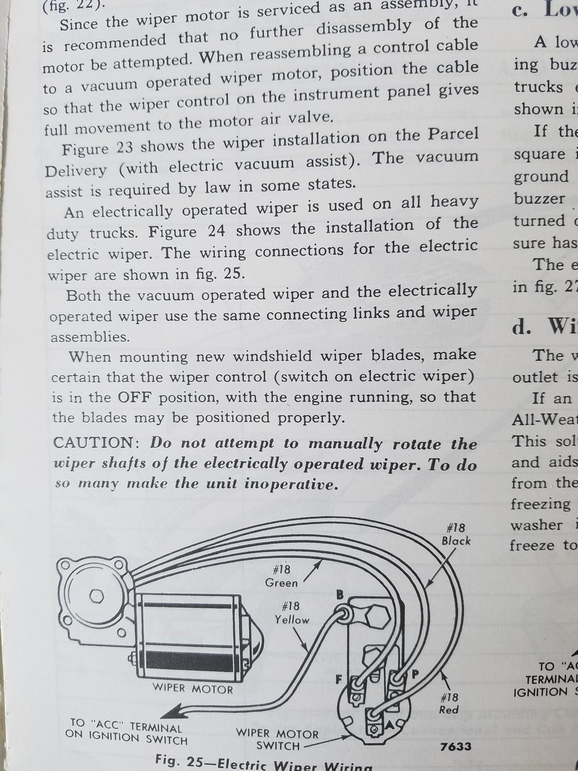 Wiper motor wiring - Ford Truck Enthusiasts Forums