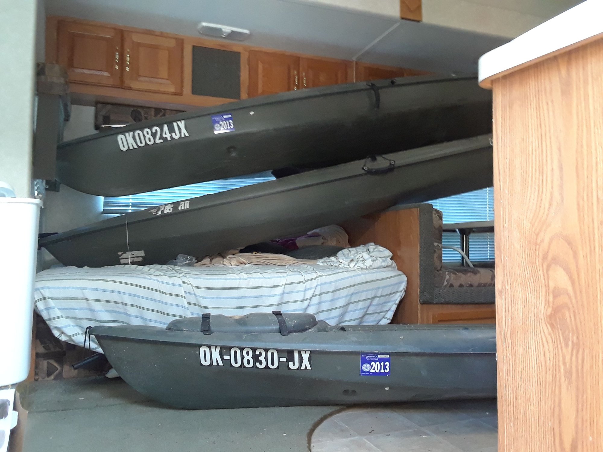 How to improve; 10' kayak options with 5th wheel Ford Truck