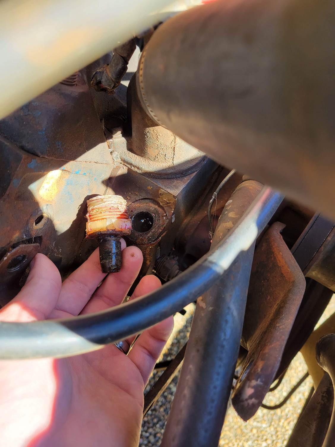 Removing a heater hose fitting Ford Truck Enthusiasts Forums