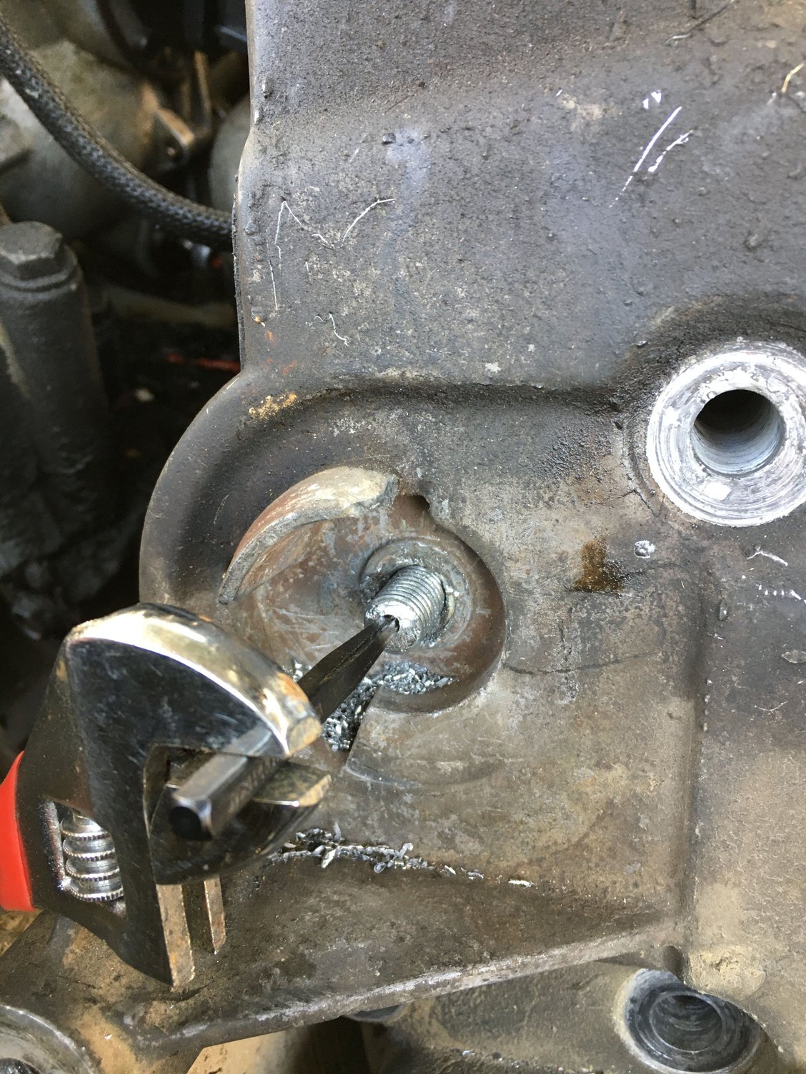 Tensioner pulley bolt broke in bracket Page 2 Ford Truck