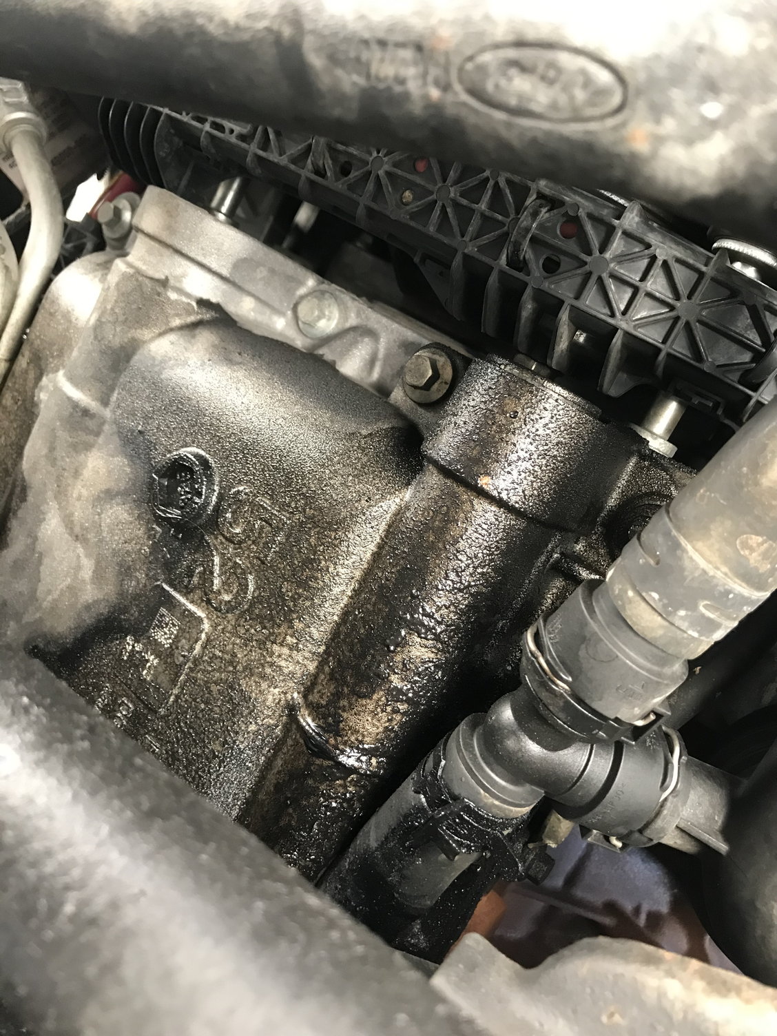 Is this the upper oil pan leak? Ford Truck Enthusiasts Forums