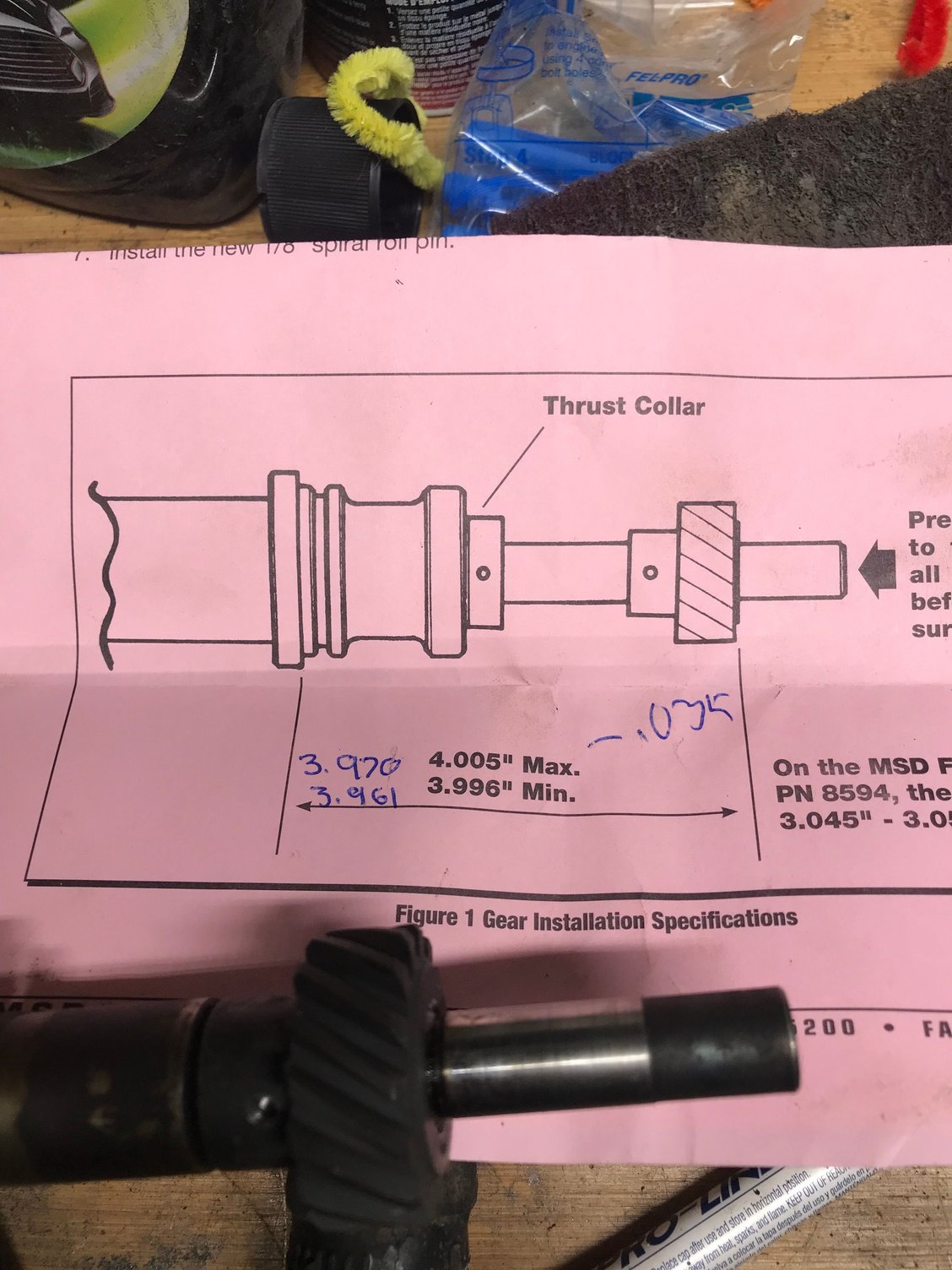 Distributor gear install... Help! Haha Ford Truck Enthusiasts Forums