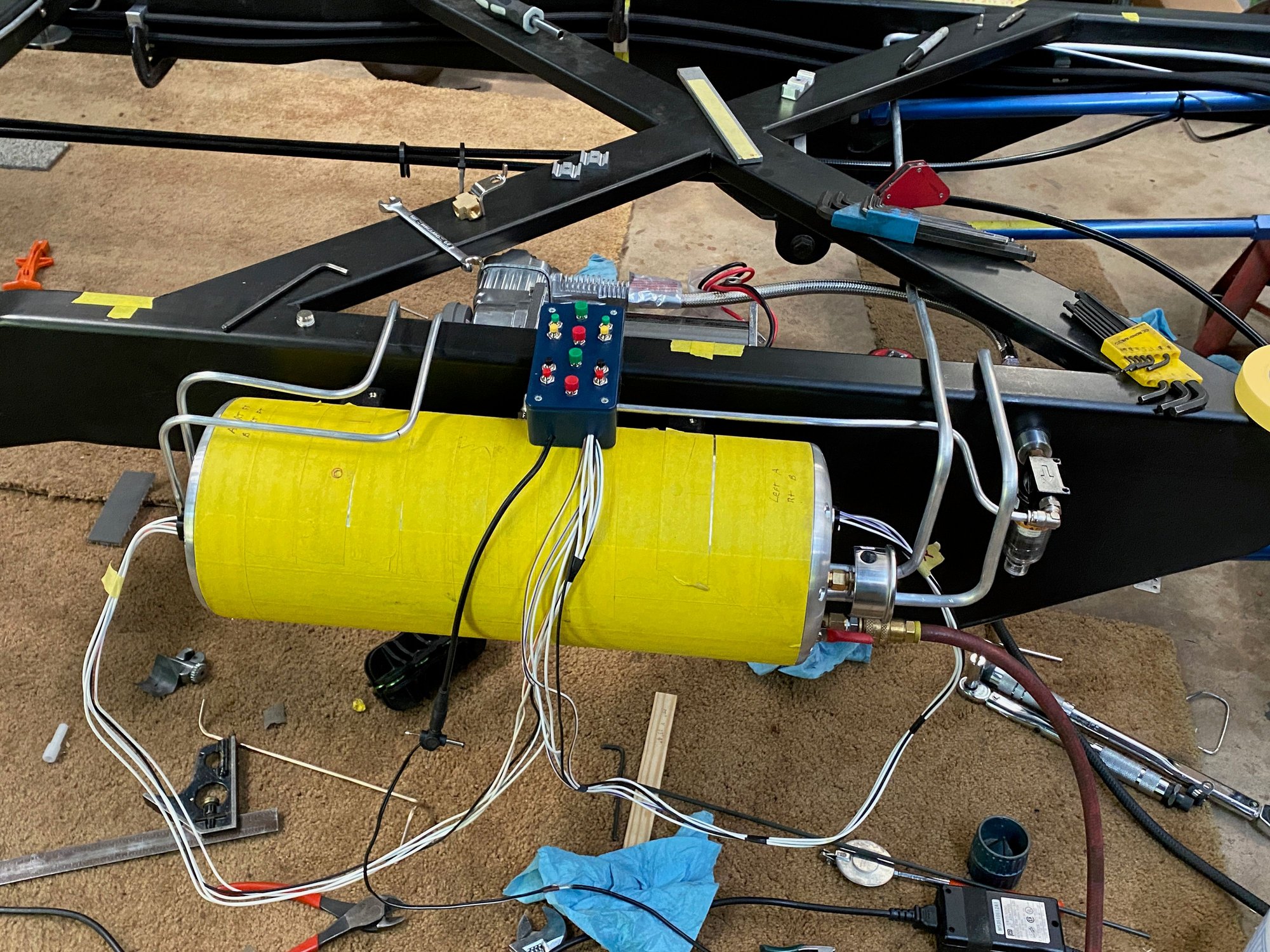 Accuair tank side view