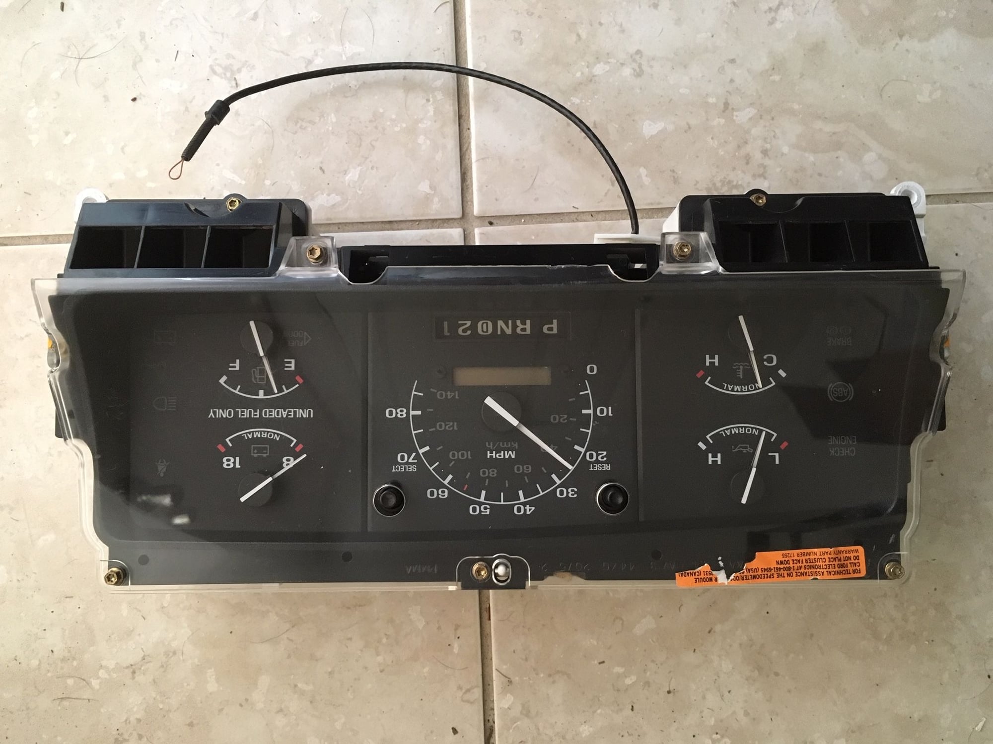 Interior/Upholstery - Instrument cluster from 1995 F150 - Used - 1995 to 1996 Ford F-150 - San Diego, CA 92111, United States