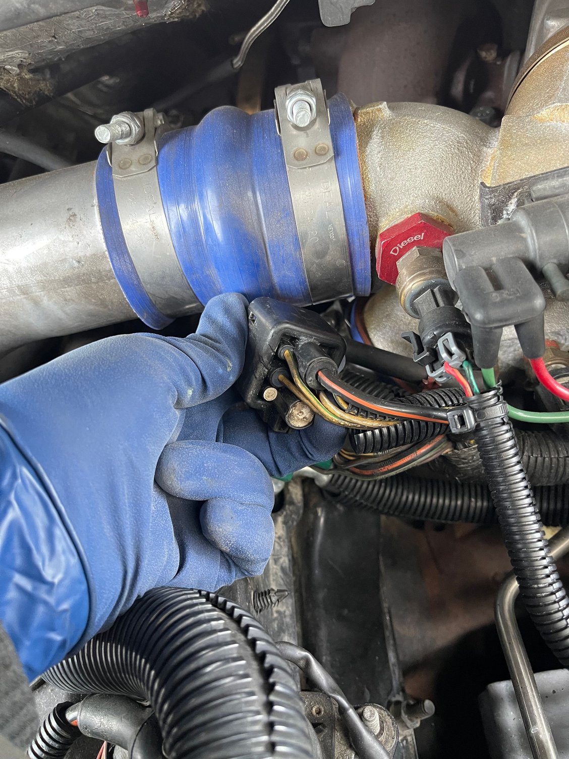 Intermittent Glow Plug Circuit DTC for cylinder 2,4,6 and 8 Ford