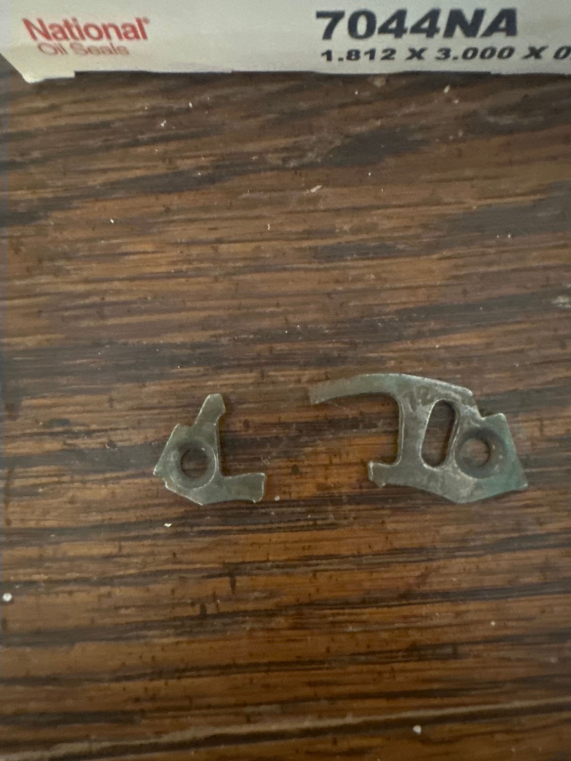 I put a magnet down the pipe and found this. Now just gotta find the piece online. Looks like you were right. Thanks for the help. 