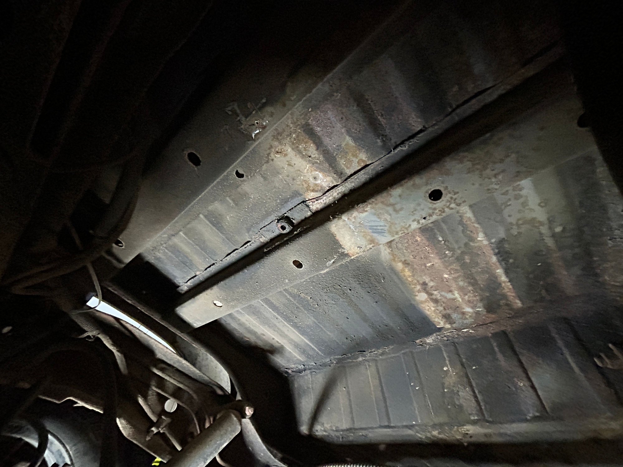 Underside is in decent shape