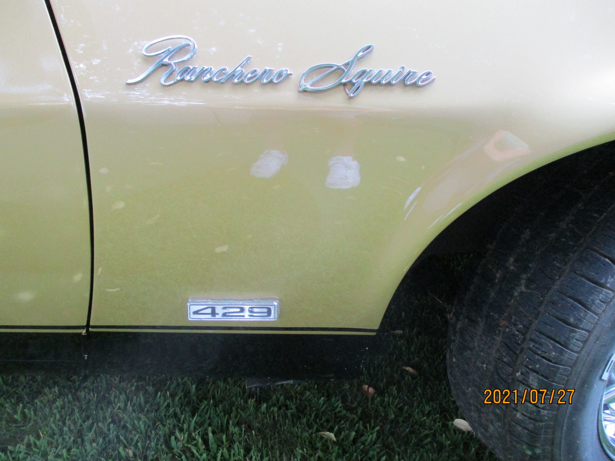 1972 Ford Ranchero - 1972 Ford Ranchero with matching numbers 429 motor - Used - VIN 2A49N307292 - 22,000 Miles - 8 cyl - 2WD - Automatic - Truck - Gold - West Springfield, MA 01089, United States