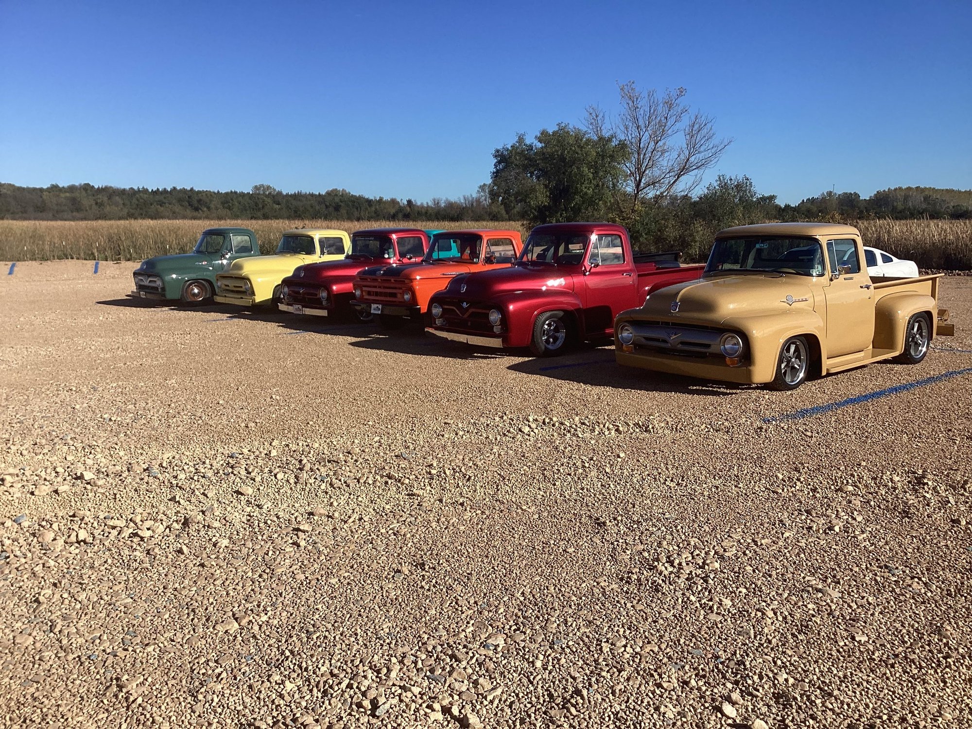 8 trucks participated.