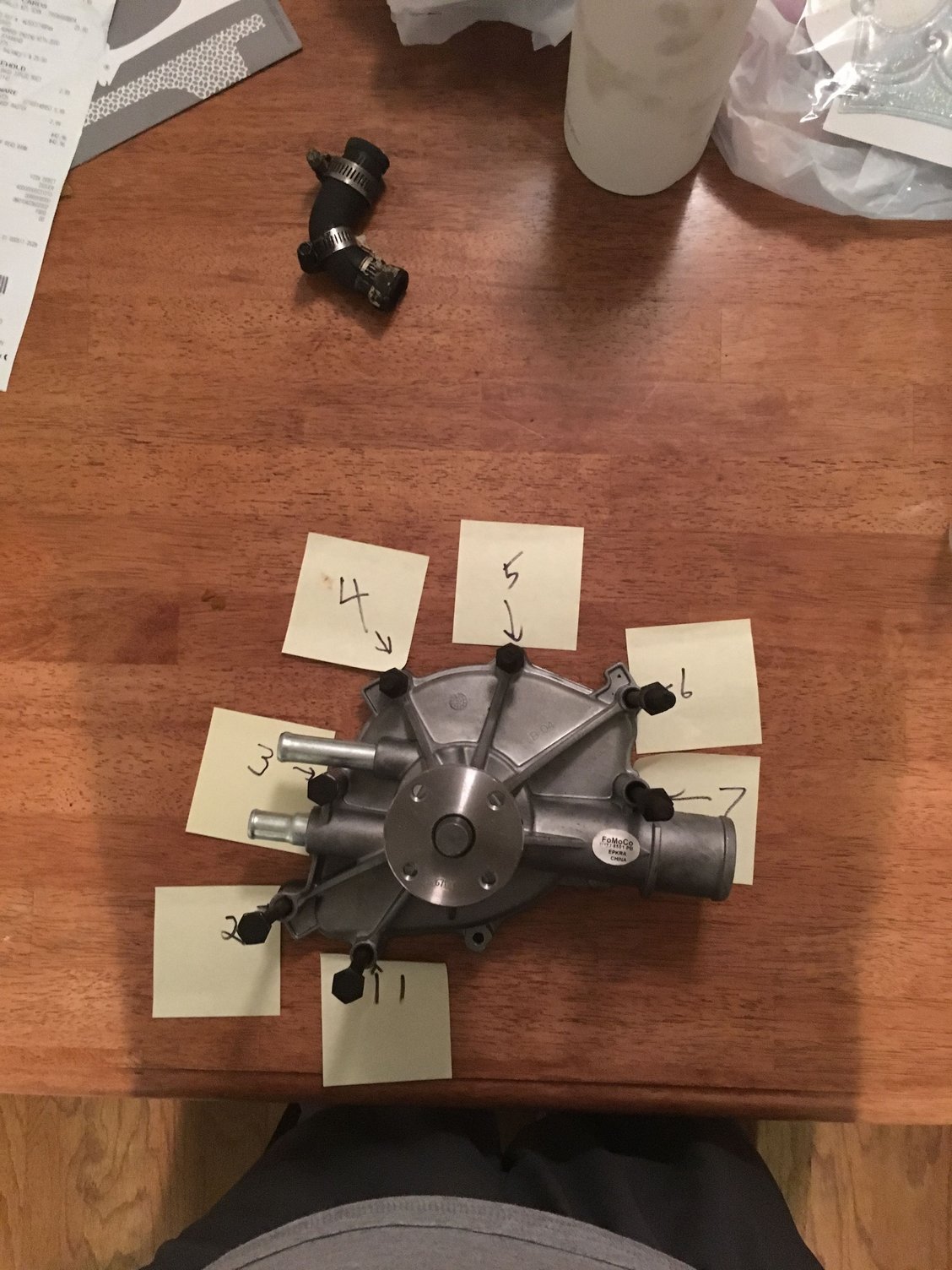 RTV on which bolts of water pump? (PIC) Ford Truck Enthusiasts Forums