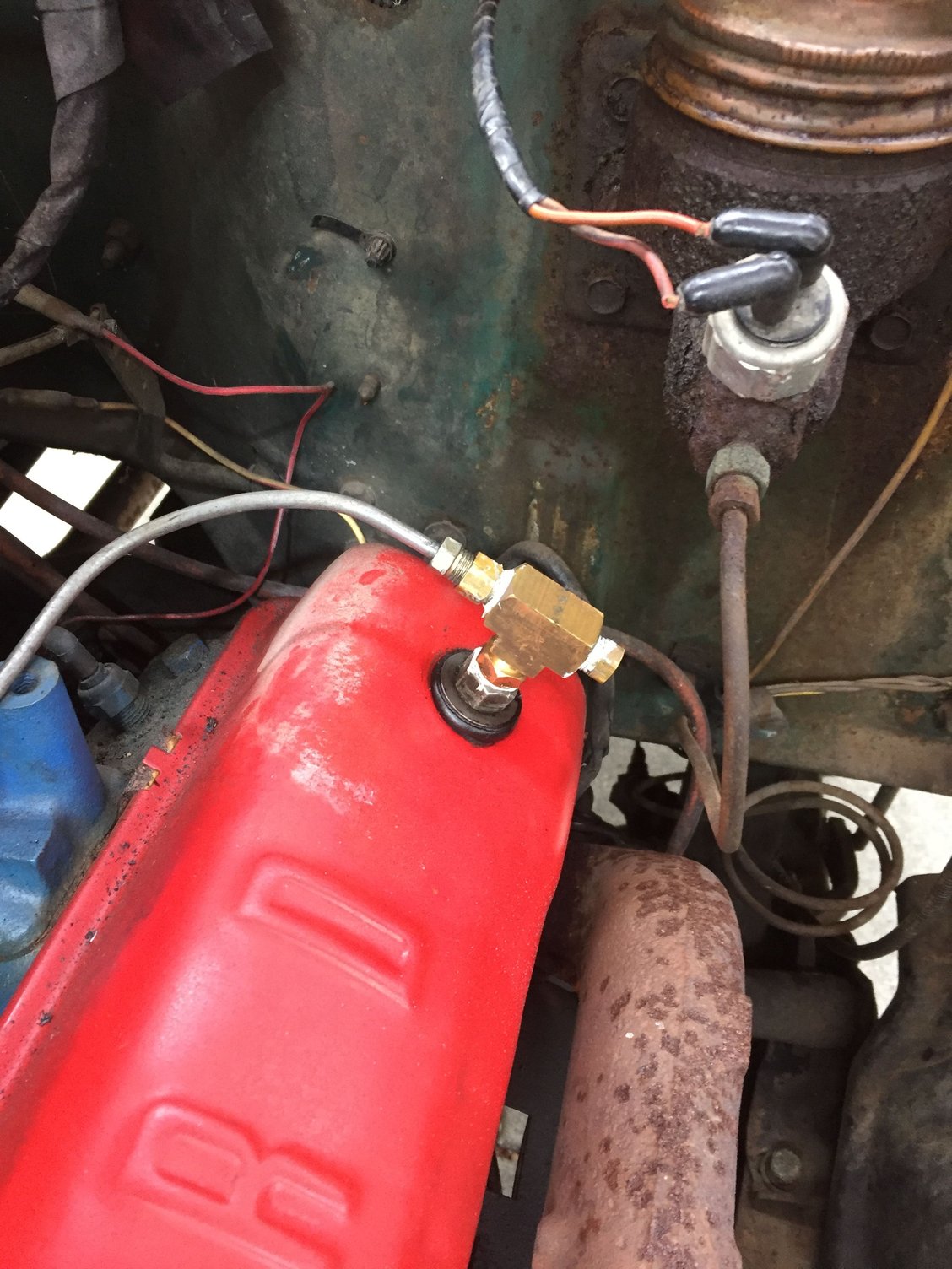 After Market Oil Lines, 292 Y Block Ford Truck Enthusiasts Forums