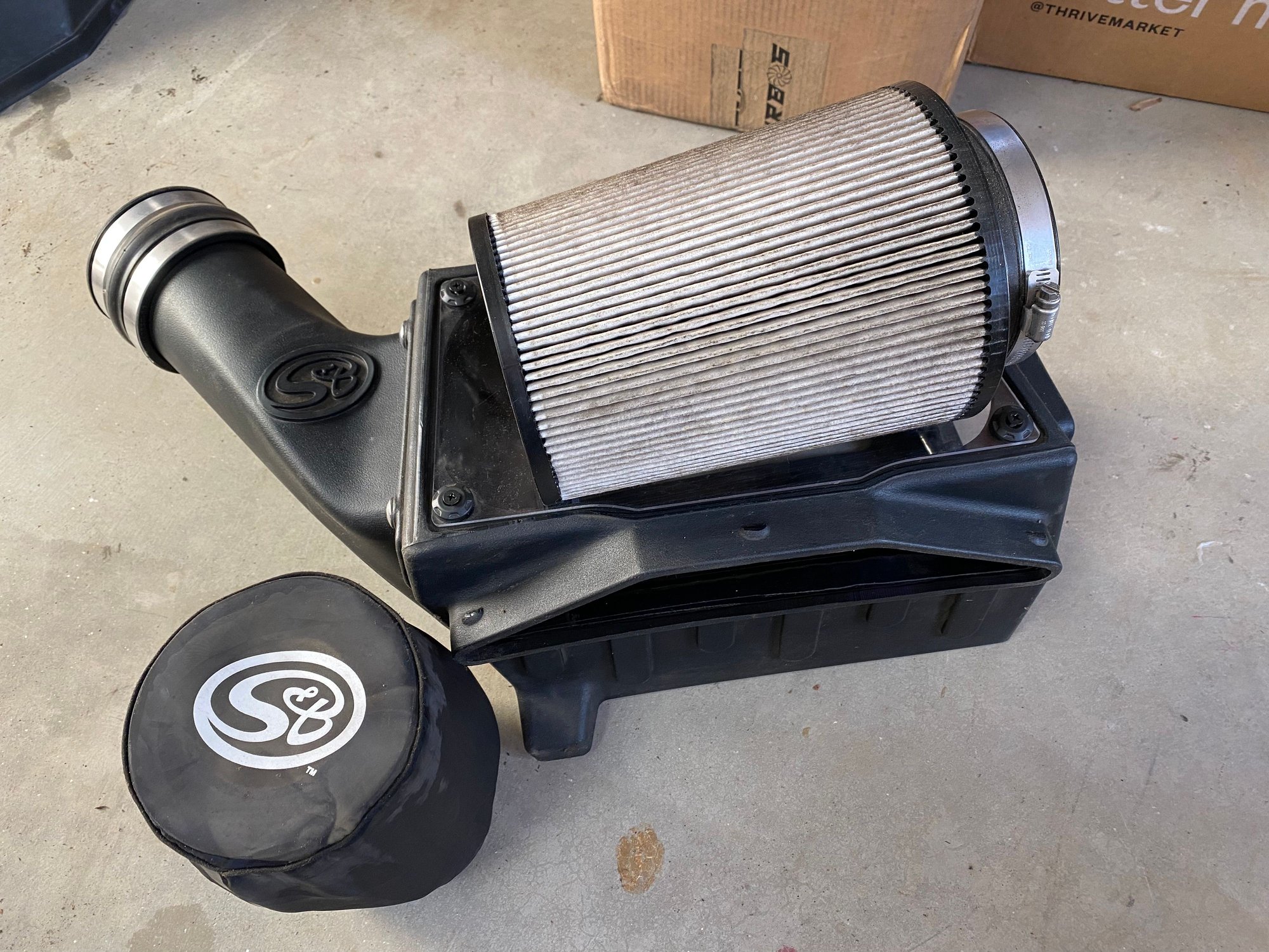 Engine - Intake/Fuel - S&B Cold Air Intake for 1994-1997 Powerstroke - Used - 1994 to 1997 Ford F Series - Greer, SC 29651, United States