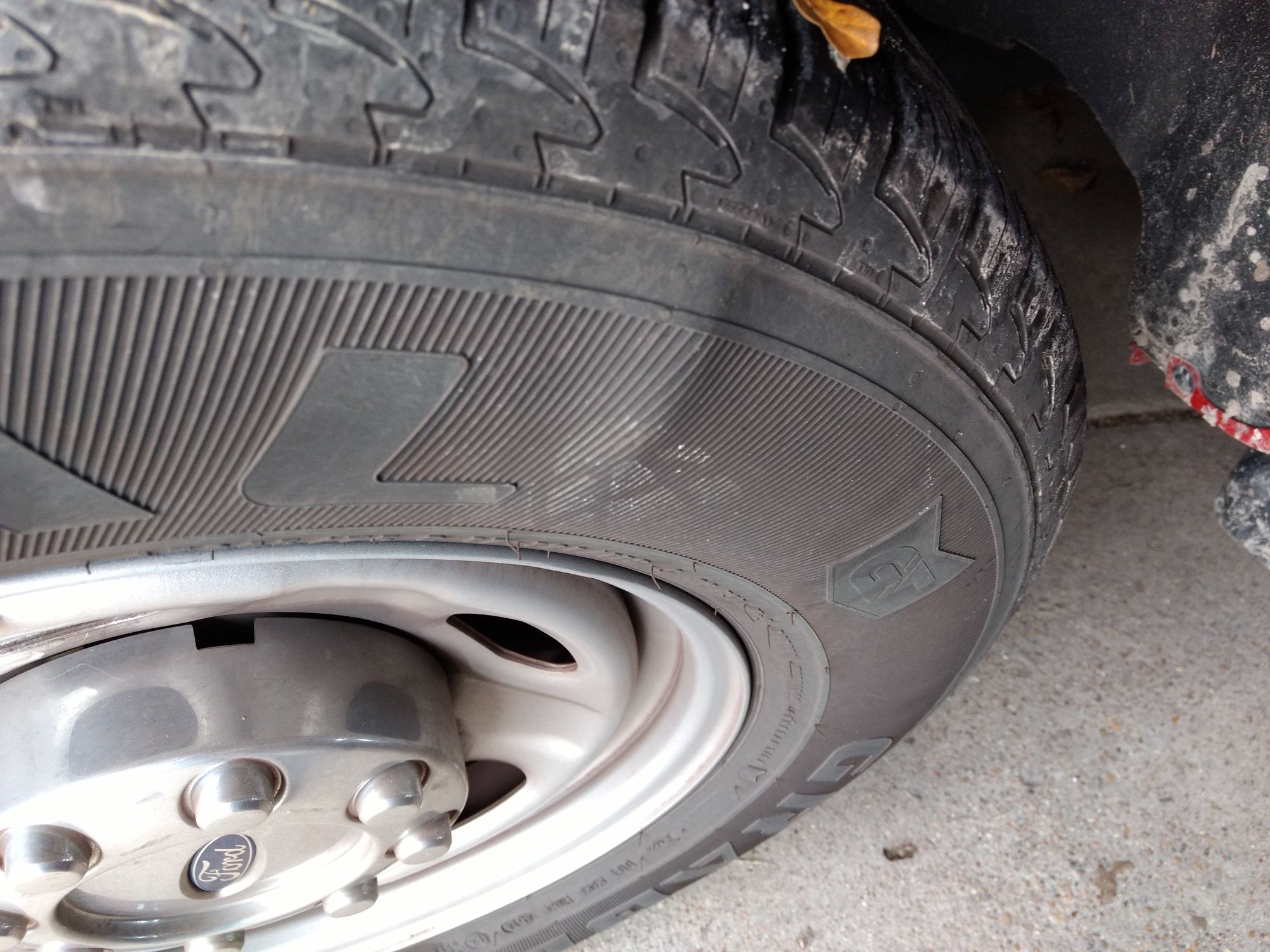 Side wall bulge/bubble do I need to get a new tire? Ford Truck