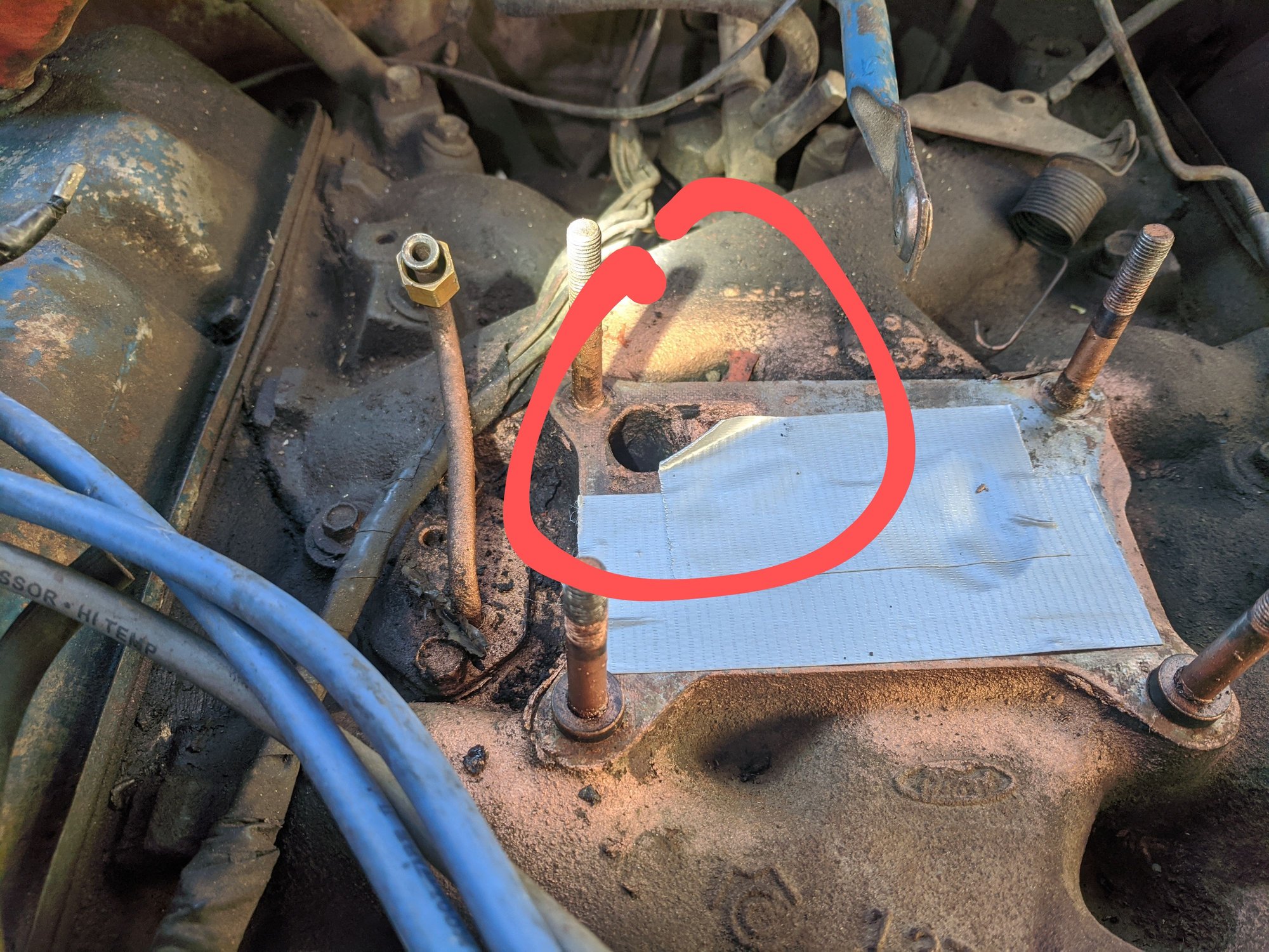 Hole in intake manifold? Ford Truck Enthusiasts Forums