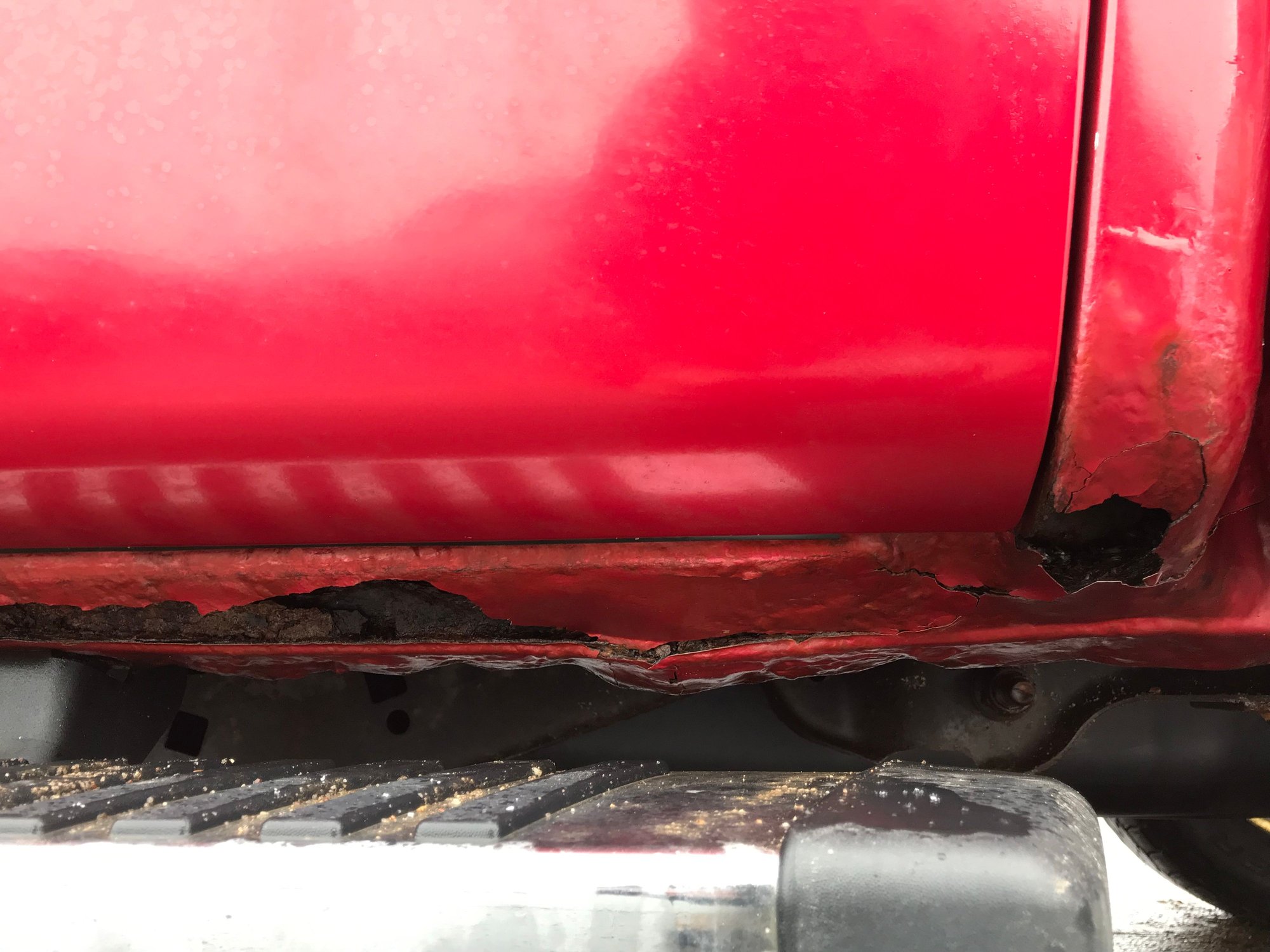 The rocker panel and cab corner rust outlook Ford Truck Enthusiasts