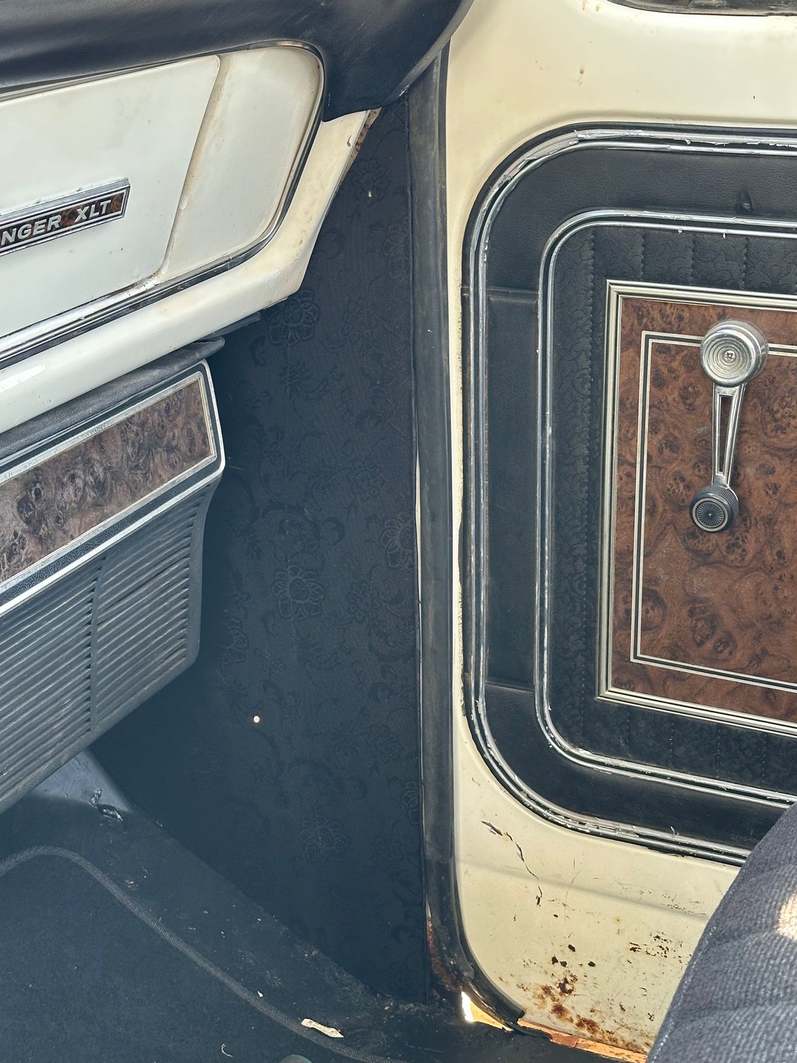Closer up. Looks better than I thought next to the door panels. At a glance they look close enough. 