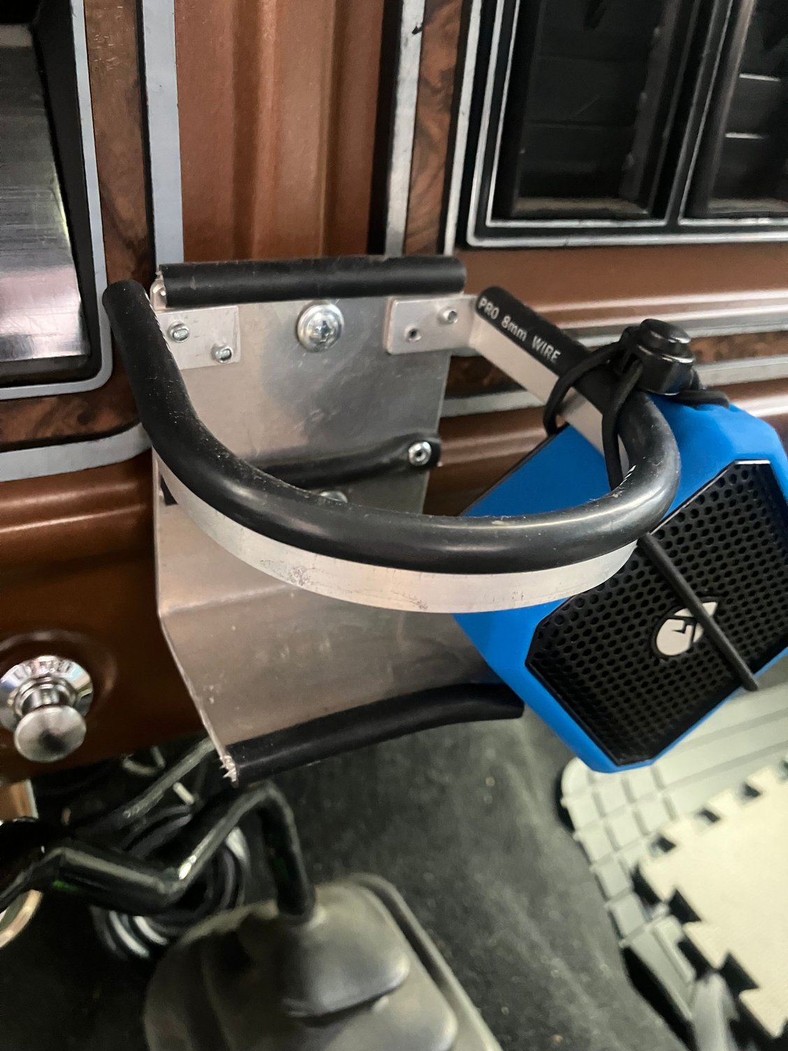 Bonus shot, also showing my killer Bluetooth sound system.