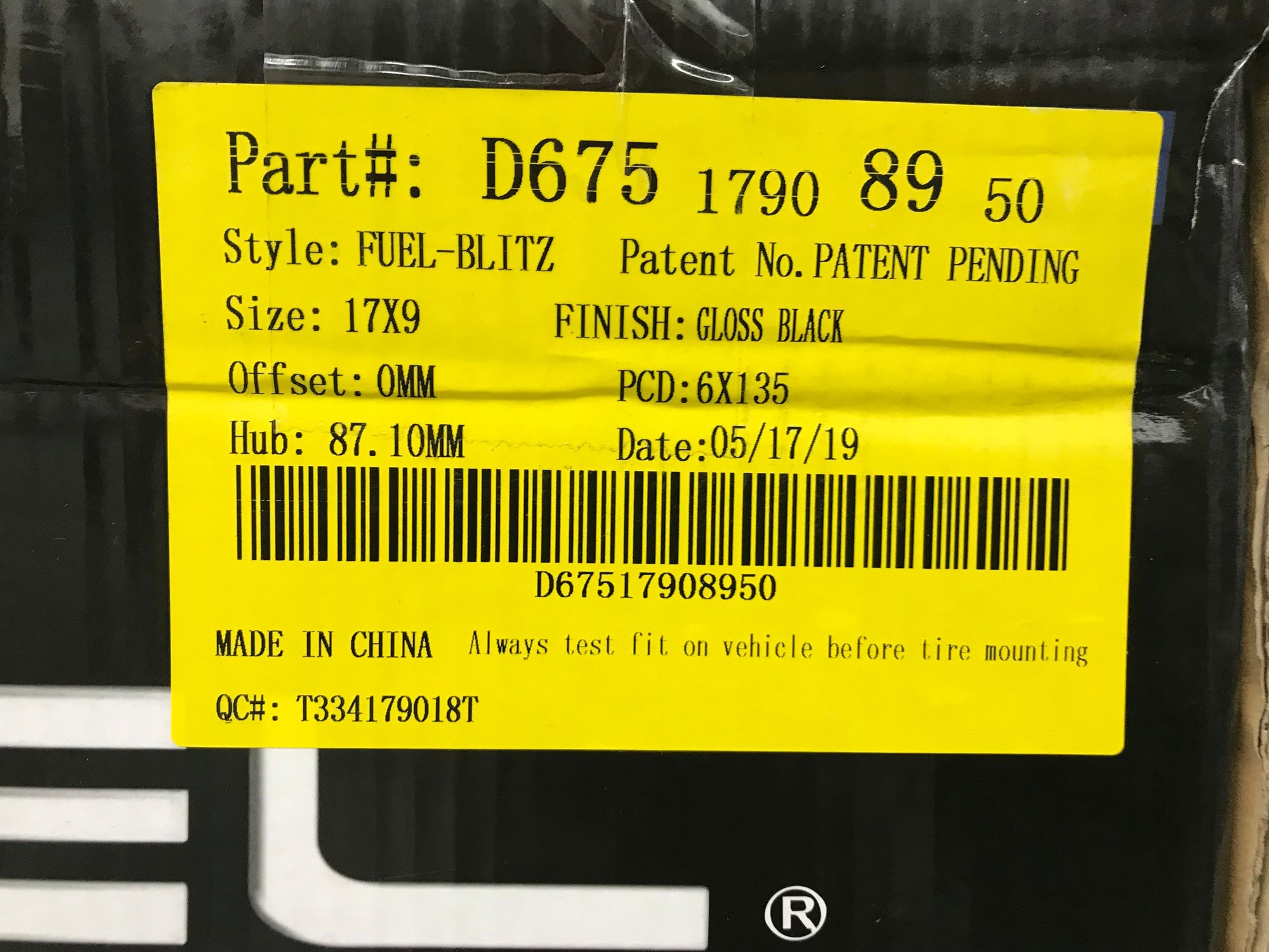 Wheels and Tires/Axles - NEW F-150 F150 Raptor 5 (not4) Fuel Blitz Wheels and Hankook tires 17x9 6x135 Los Angeles Area - New - 2014 to 2019 Ford F-150 - Los Angeles, CA 90034, United States
