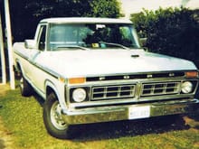 The old 77 F150 before restoration