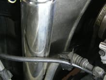 stainless steel overflow tank on 1976 F-250 with 460