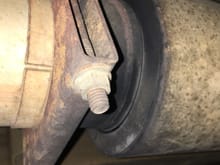Is this a separation of the seam of the muffler?
