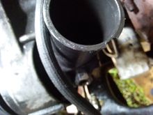 Large bolt parallel with oil filter.