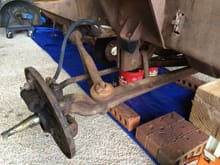 Metal Bar from I-Beam Axle to Frame