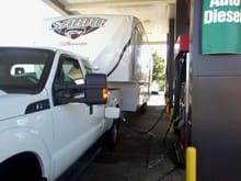 tail swing is a big thing on a long rig when getting in gas stations