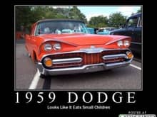 59 dodge might eat people