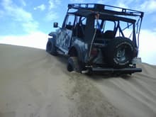 my buddies jeep that i towed out there