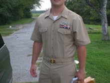 The day i was pinned to Chief Petty Officer. If i look tired...I WAS!! hahaha