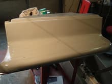 drivers side running board, body work done and to be painted black.