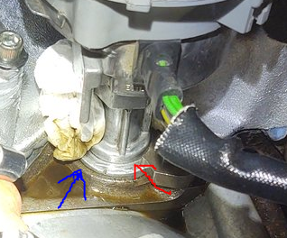 Distributor leaking? - Ford Truck Enthusiasts Forums