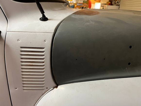 After passenger small gap and high