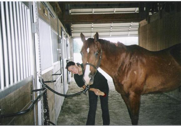my daughter Ashley and Max