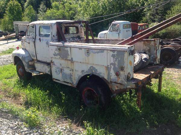 1949 Ford F5 COE Cabover 4x4 CrewCab Boom Truck - Ford ...