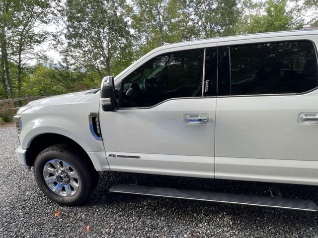 2021 Ford F-350 - 2021 Ford F350 SWD 4x4 Platinum Crew Cab Short Bed - Excellent Condition - Used - VIN 1FT8W3BTXMEC80965 - 31,600 Miles - 8 cyl - 4WD - Automatic - Truck - White - Waynesville, NC 28785, United States