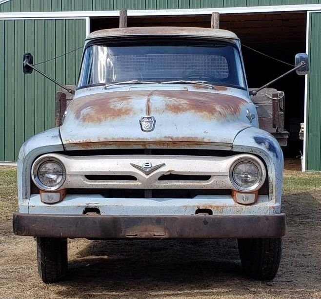 1956 Ford F-350 - 1956 Ford F 600 - Used - VIN F60Z6P23679 - 8 cyl - 2WD - Manual - Truck - Blue - Walnut Grove, MN 56180, United States