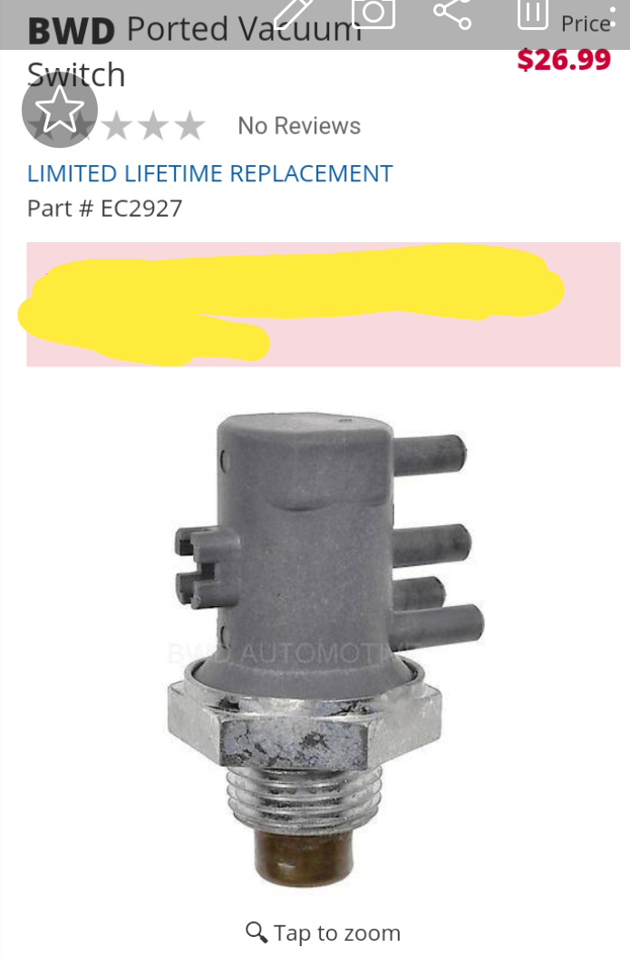 In need of Vacuum Switch and Vacuum Regulator Valve 6.9/7.3 IDI Ford